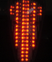 VTX 1800 N  01/07 Feu LED Cligno Int�gr�s Fum� - Non Homologu�