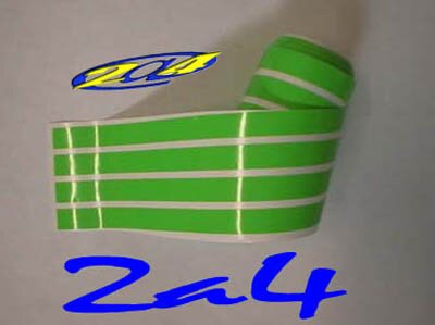 Wheel Stripes/Filets de jantes VERT FLUO