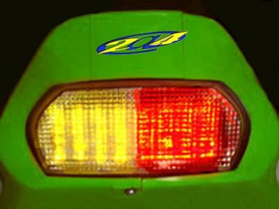 ZX7R/RR 96/03  Feu LED Clignotants Int�gr�s - Homologu� E11