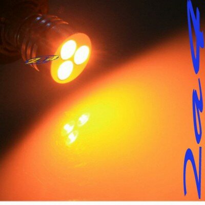 1 Ampoule 3W High Power Led Eclairage Orange  - Type 1156 120�