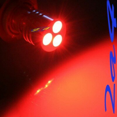 1 Ampoule 3W High Power Led Eclairage Rouge  - Type 1157