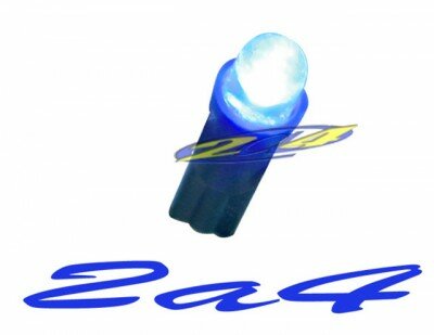 1 Ampoules LED Eclairage Bleu  T5W WEDGE