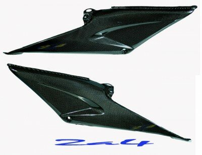 Caches Lat�reaux Carbone CBR 600 RR 2005/2006 ( vendu par paire ) 