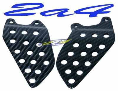 Paire Platine Repose Pied Carbone CBR 900 2000/2001