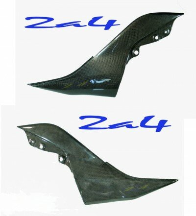 Caches Lat�reaux Carbone Z750 07/10   Z1000 07/09 ( vendu par paire )