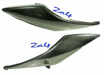 C�tes Coque arri�re ( paire )  Carbone GSXR 1000 2005/2006 