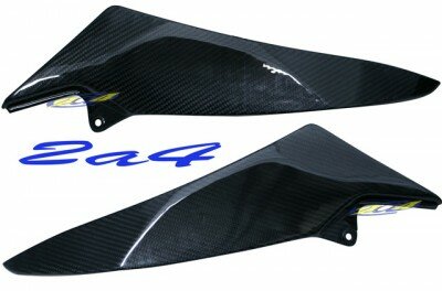 Caches Lat�raux R�servoir Carbone YZF R1 2009/2010 (paire)