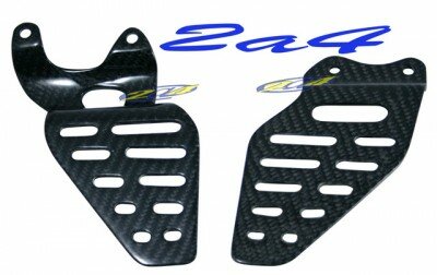 Platine Repose Pied Carbone YZF R6 2006/2010