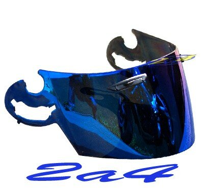Ecran 2a4 Irridium Bleu pour Casque Arai