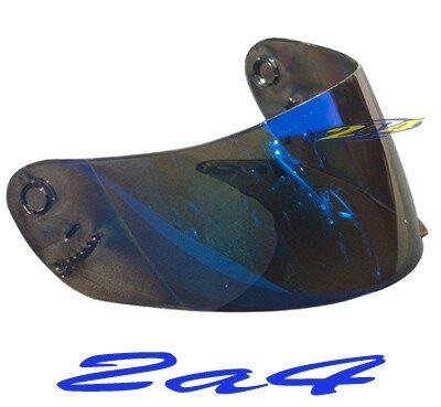 Ecran CX-1V 2a4 Irridium Bleu pour Casque Shoei