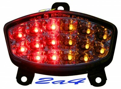HYOSUNG GT125/ GTR125 Feu LED Clignotants Int�gr�s - Homologu� E11 � Centrale