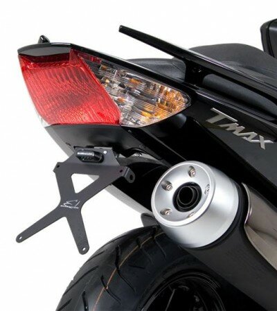 SUPPORT DE PLAQUE INCLINABLE YAMAHA TMAX 08/10
